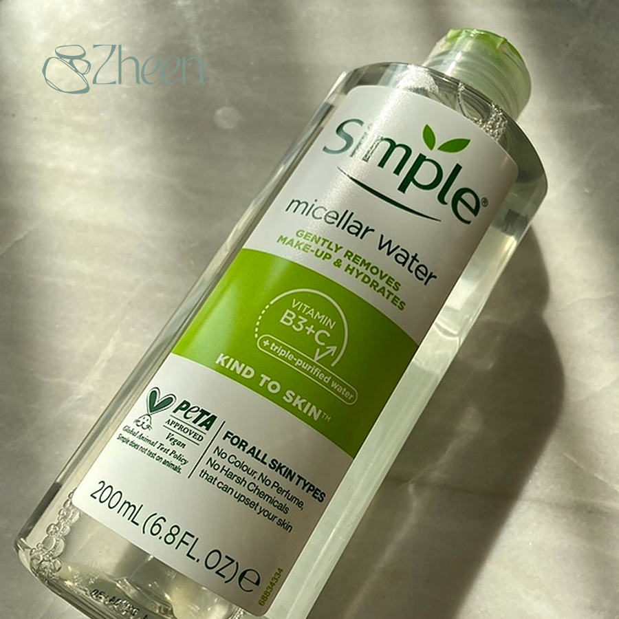 میسلار واتر پوست حساس سیمپل Simple حجم 200 میل